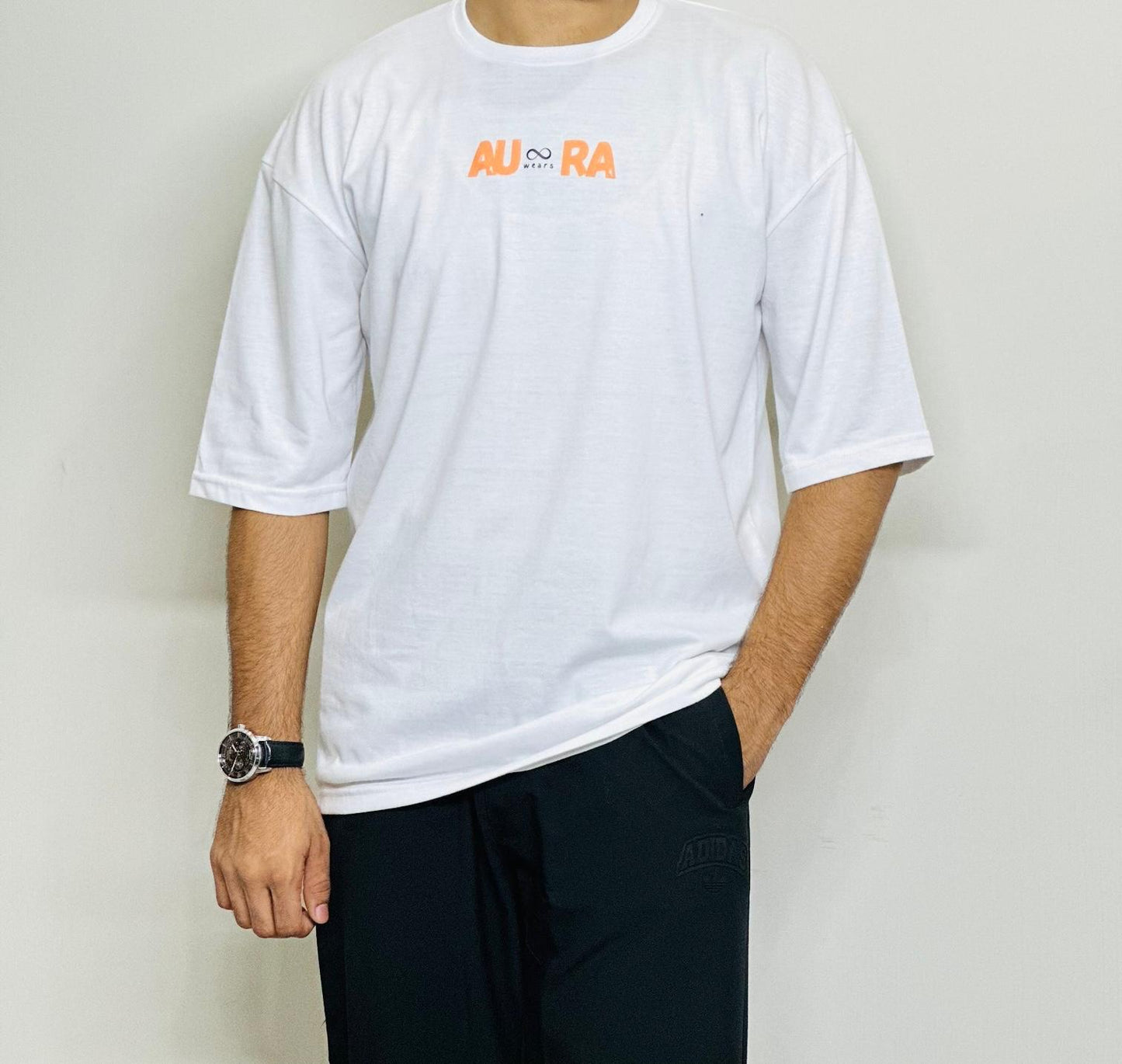 crisp White Aura Tee