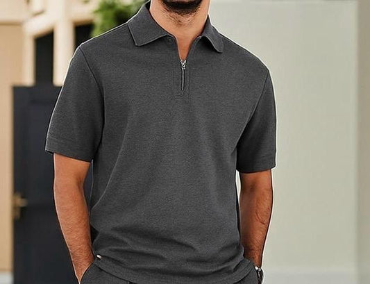 Midnight zipper (charcoal)